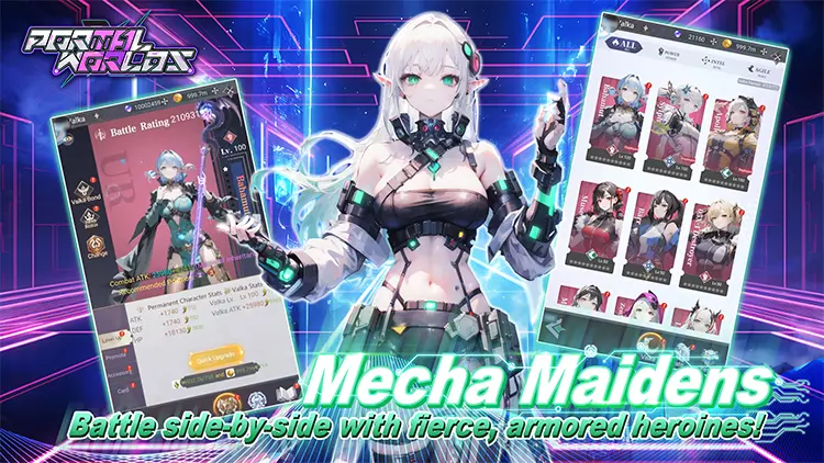 Mecha MaidensBattle side-by-side with fierce, armored heroines!